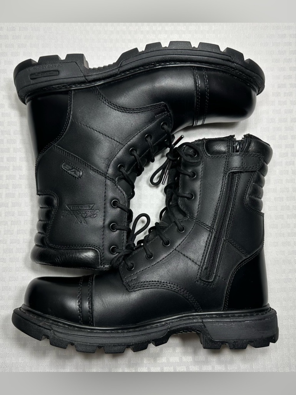 Thorogood V300 GS Leather Black Waterproof Work Hunting Combat Boots Mens 9M EXC